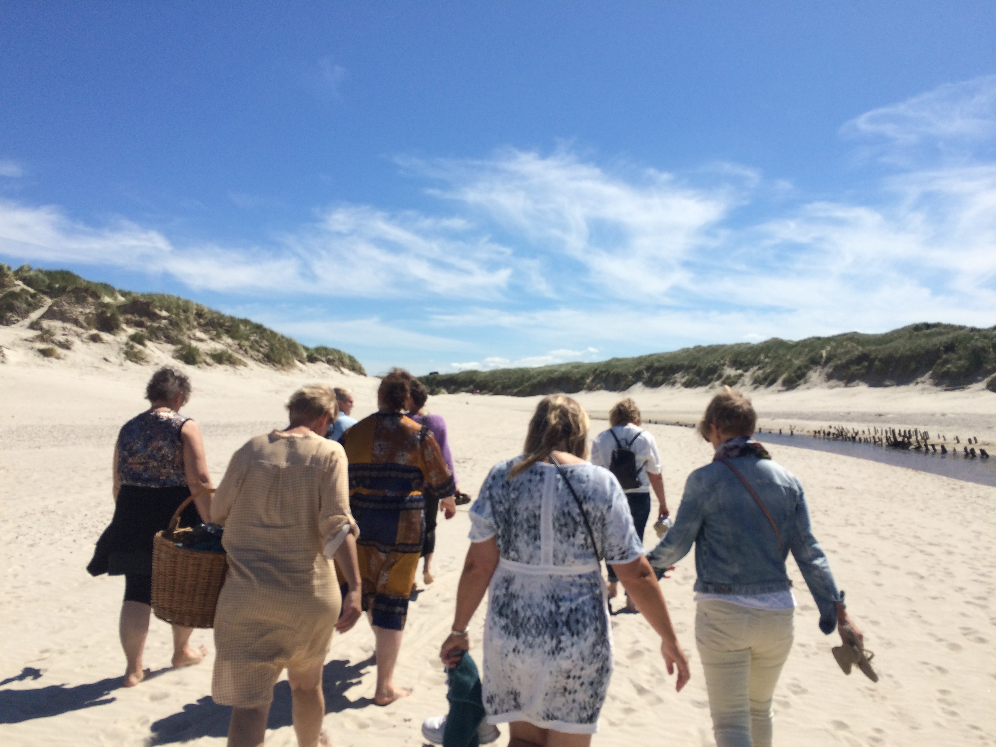 kvinder strand økologi sæberiget vandring merete vigen bilberghus